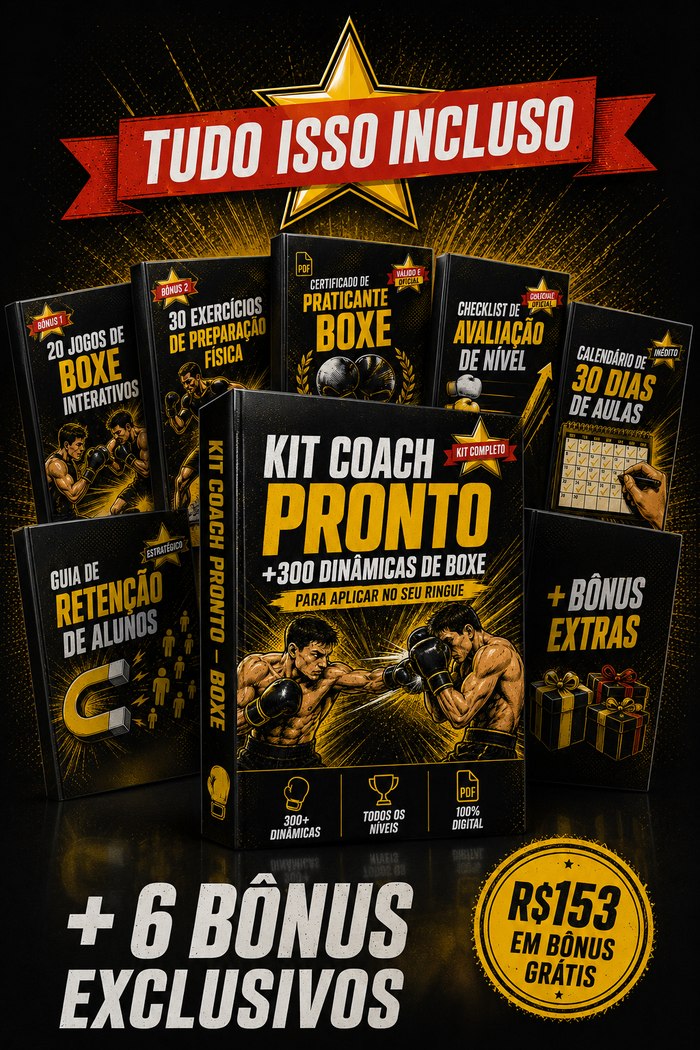 Kit Coach Pronto completo — produto principal + 6 bônus exclusivos
